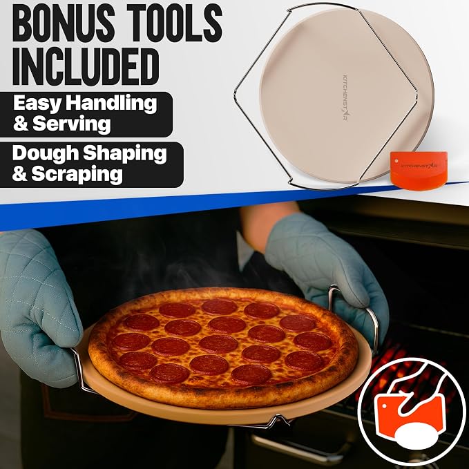KitchenStar 16-inch Pizza Stone - Image 5