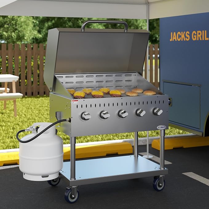 36 in. Commercial Outdoor Propane Gas Grill - Image 5