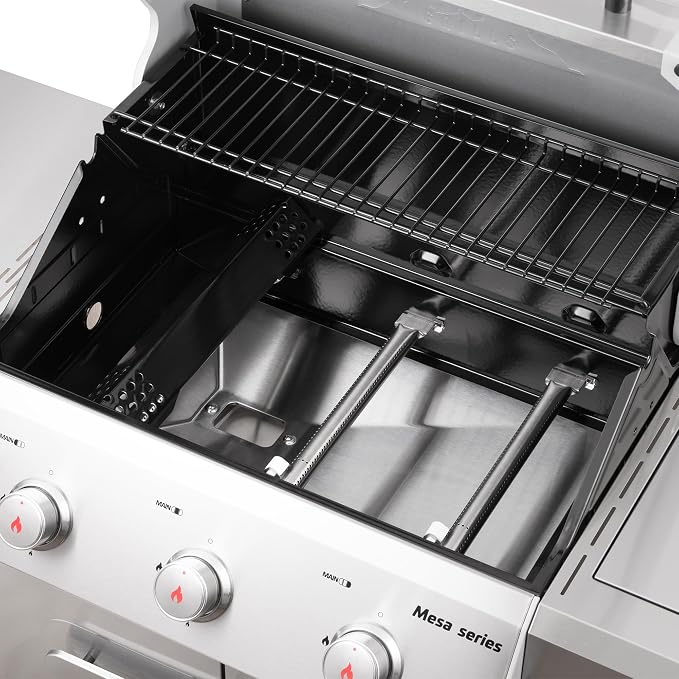 Monument Grills Outdoor Barbecue Stainless Steel 3 Burner Propane Gas Grill - Image 6