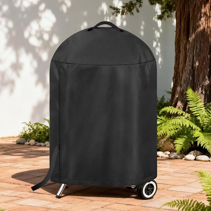 LBTING Grill Cover, 26-inch Heavy Duty 300D Oxford Waterproof Windproof UV - Image 7
