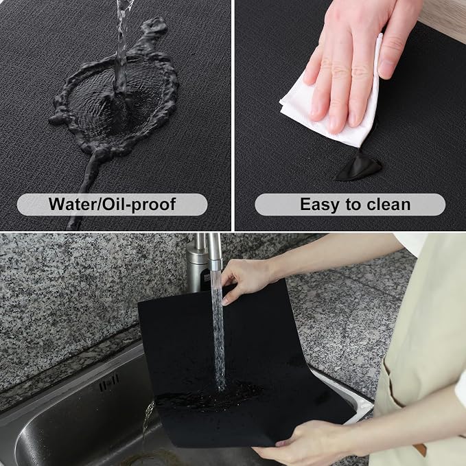 Homaxy Faux Leather Heat Resistant Placemats - Image 4