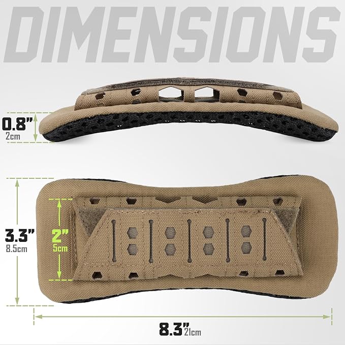 WYNEX Shoulder Strap Pad for Vest Carrier, 2 Pack Tactical Plate Shoulder Pads - Image 4