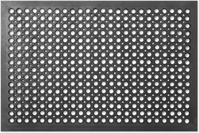 GRIDMANN Rubber Floor Mat, Non-Slip and Grease Resistant - Image 2