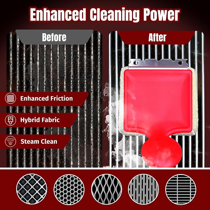 SHINESTAR Steam Grill Brush Bristle Free - Image 3