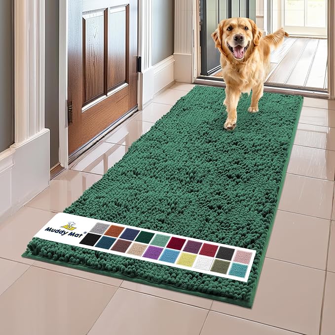 Muddy Mat® | Super Absorbent Door Mat Indoor, Microfiber Quick Dry Chenille by MuddyMat%C2%AE