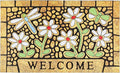 CHICHIC Welcome Door Mat 17x 30 Inch Front Doormat Outdoors by CHICHIC