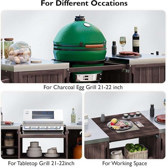 66.5" Outdoor Kitchen Island - Image 4