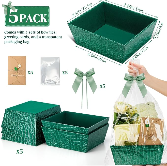 Wonderjune 20 Pcs Valentines Day Gift Baskets Empty To Fill Baskets - Image 2