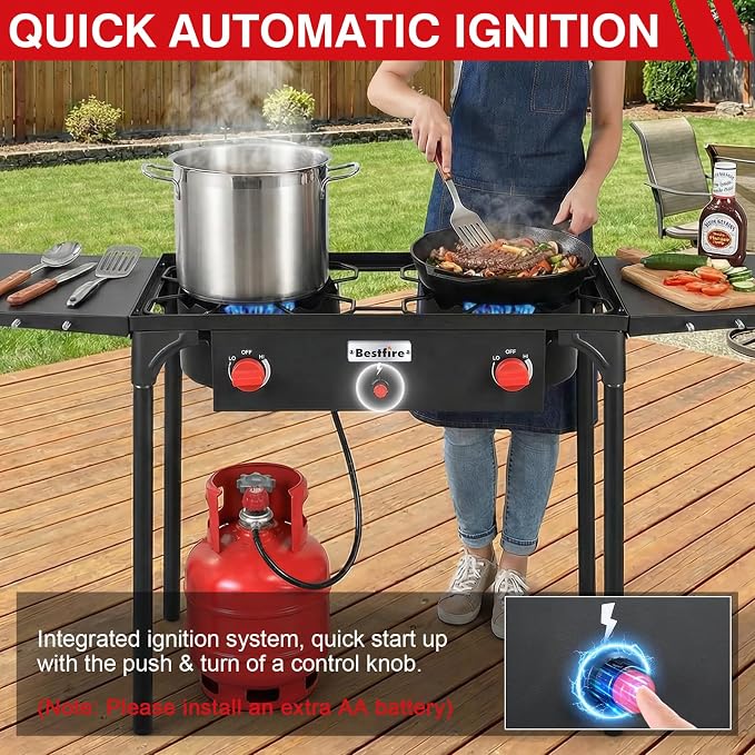 Bestfire 2 burner Camping Stove - Image 2