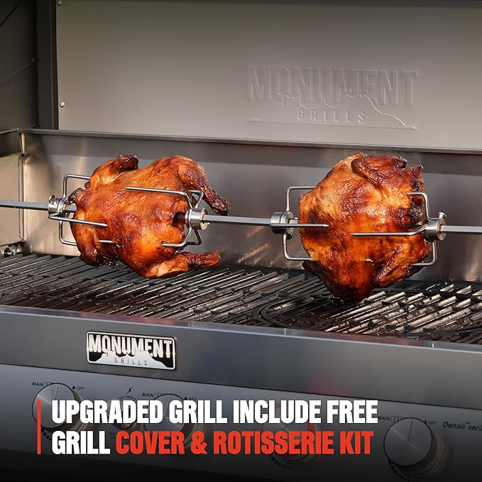 Monument Grills 6+1 Burner Smart Propane Gas Grill, Denali 605Pro Stainless - Image 7