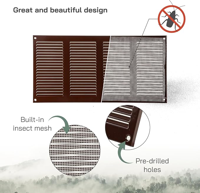 Vent Systems 16" x 8" Inch Pack of 10 - Image 3