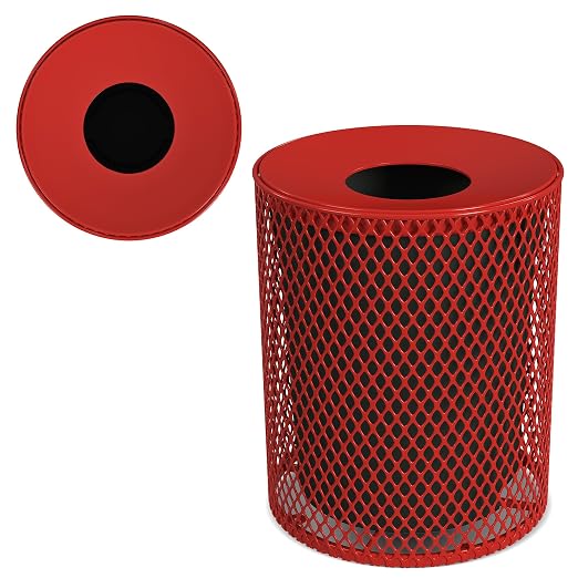 Leisure Craft Heavy-Duty 32 Gallon Receptacle, Liner Included, Made by LeisureCraft