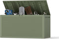ZYJOYY Outdoor Storage Box, 90 Gallon Deck Box, Waterproof Resin Storage Bin by ZYJOYY