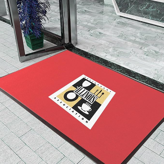 Custom Rugs with Logo Doormat Runner Personalized Commercial Area Carpet with by TOMCUSTOM