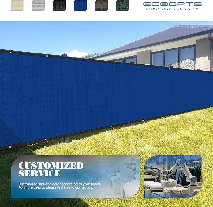 ECOOPTS 8'x154' Privacy Fence Screen Windscreen - Image 7