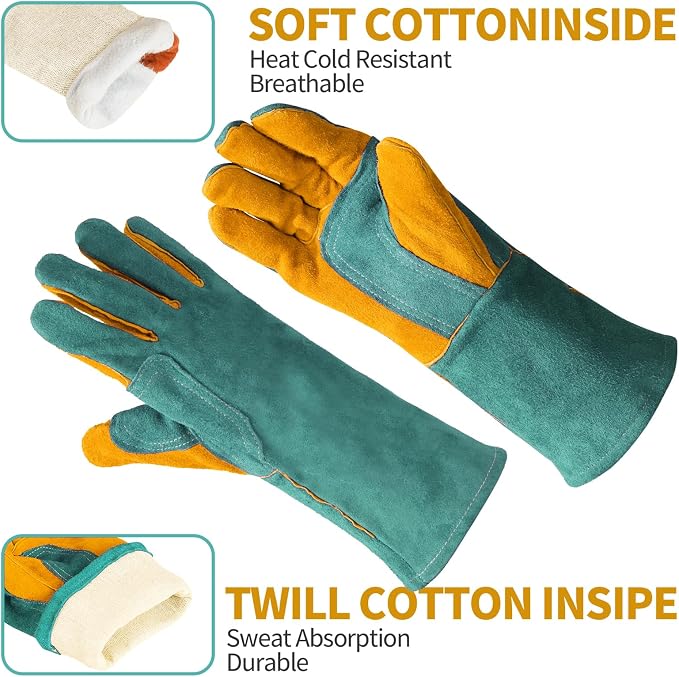 Leather Welding Gloves - Image 5