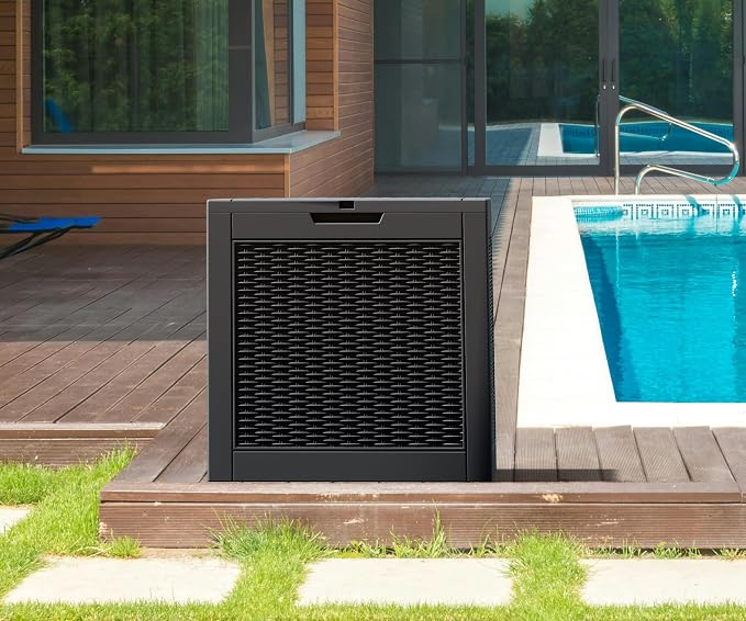NUNU LAB 31 Gallon Outdoor Storage Box Waterproof, Indoor Outside Deck Boxes - Image 6