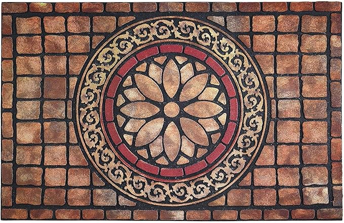 CHICHIC Rectangle Entrance Door Mat Large 18 x 30 Inch High Traffic Area Entry by CHICHIC