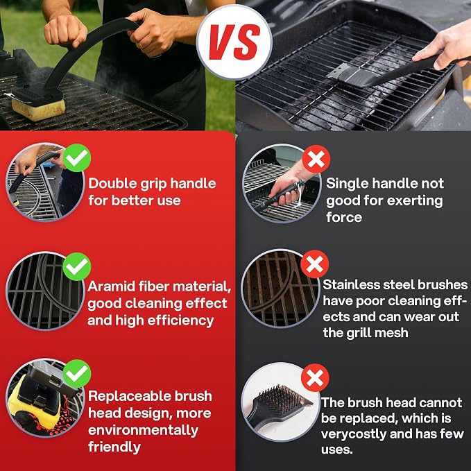 2025 Version Grill Brush Bristle Free - Image 3