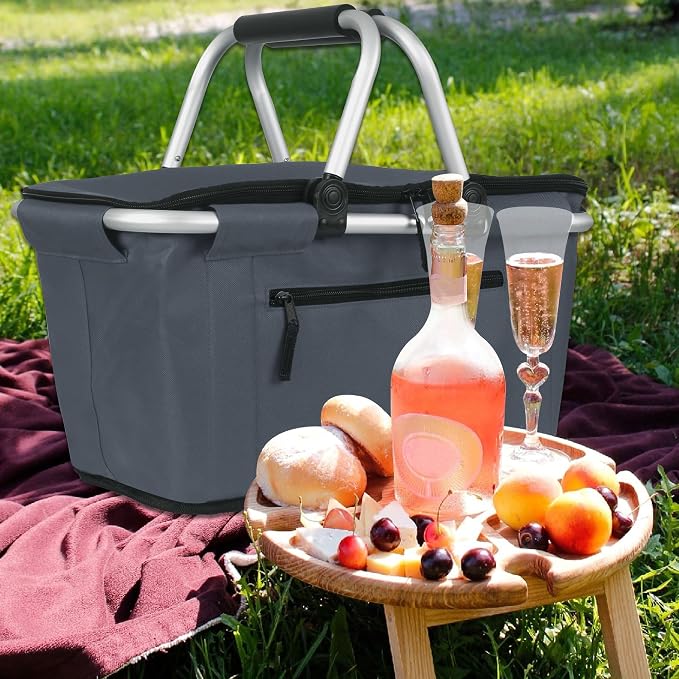 SIYUAN Collapsible Picnic Basket Insulated - Image 5