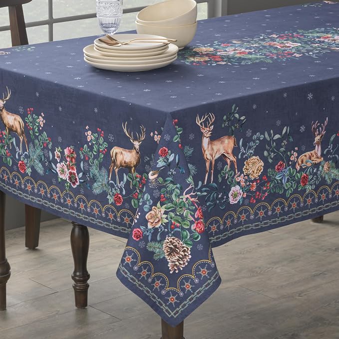 Maison d' Hermine Table Cloth Rectangle Table 100% Cotton 54 x 72 Inches Fall - Image 9