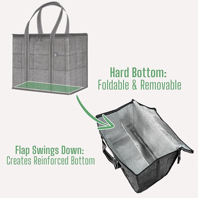 VENO 2 Pack Cooler Bag and Insulated Grocery Bags - Image 3