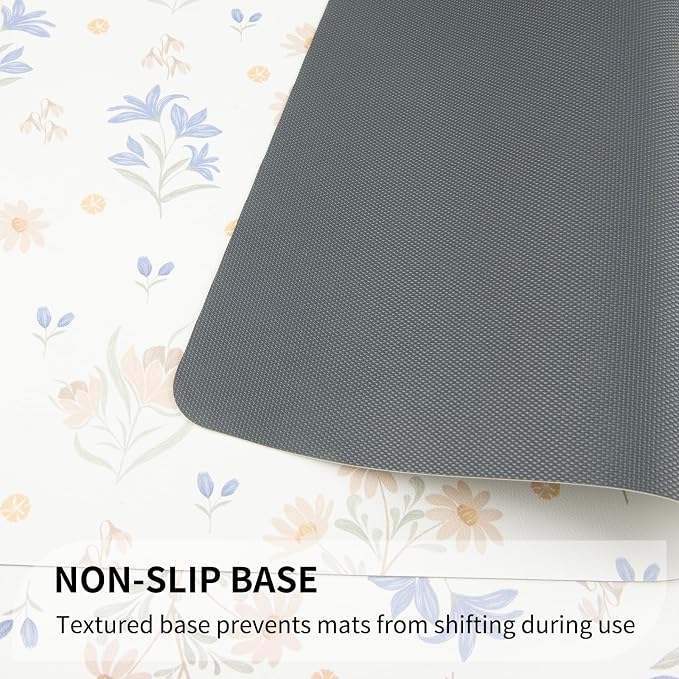QIYI Placemats Set of 6, 12x18 Inch Faux Leather Place Mats - Image 5