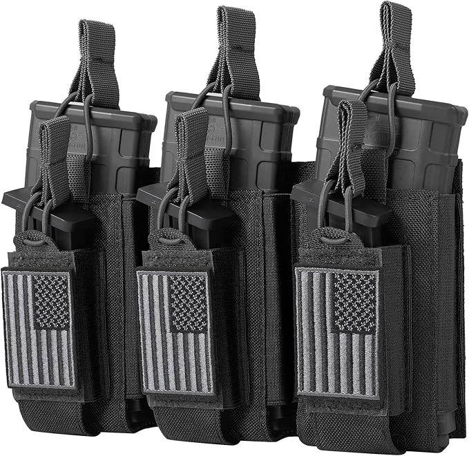 Open-Top Single/Double/Triple Molle Mag Pouch by FRTKK