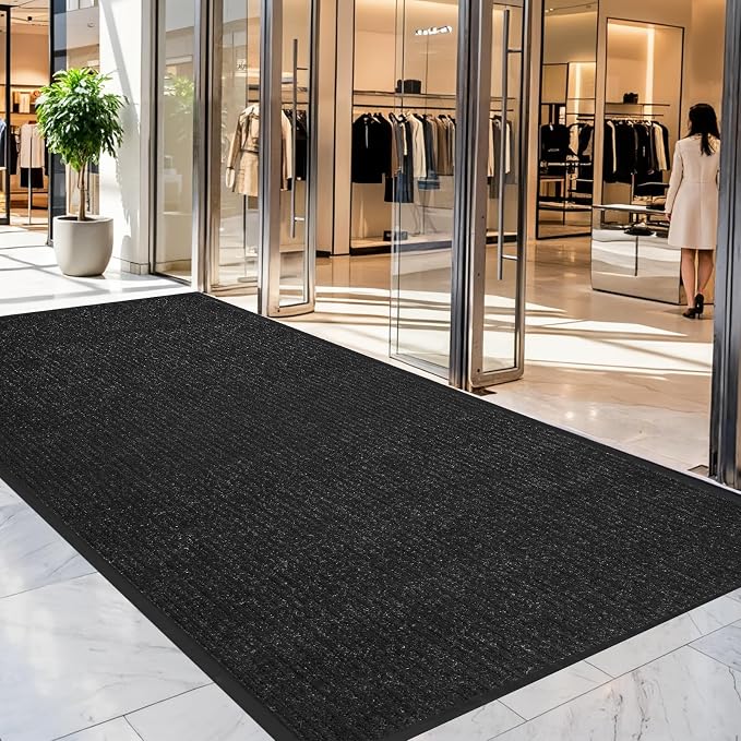 3' X 10' Commercial Grade Hallway Runner Rug, Industrial Rug Heavy Duty Brush by Unknown