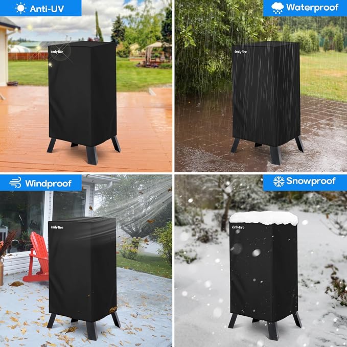 Onlyfire Grill Cover for Masterbuilt 30 Inch Propane Smoker, Heavy Duty - Image 6
