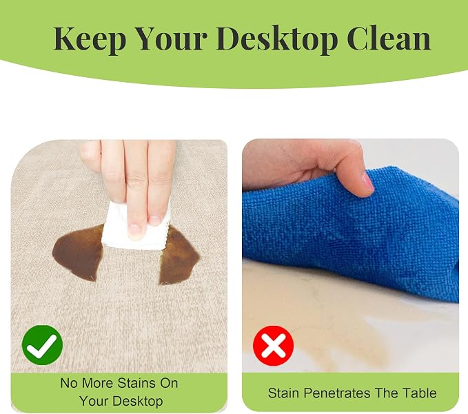 13-Inch Faux Leather Round Placemats Set of 6, Waterproof Anti-Slip Dual Sided - Image 5