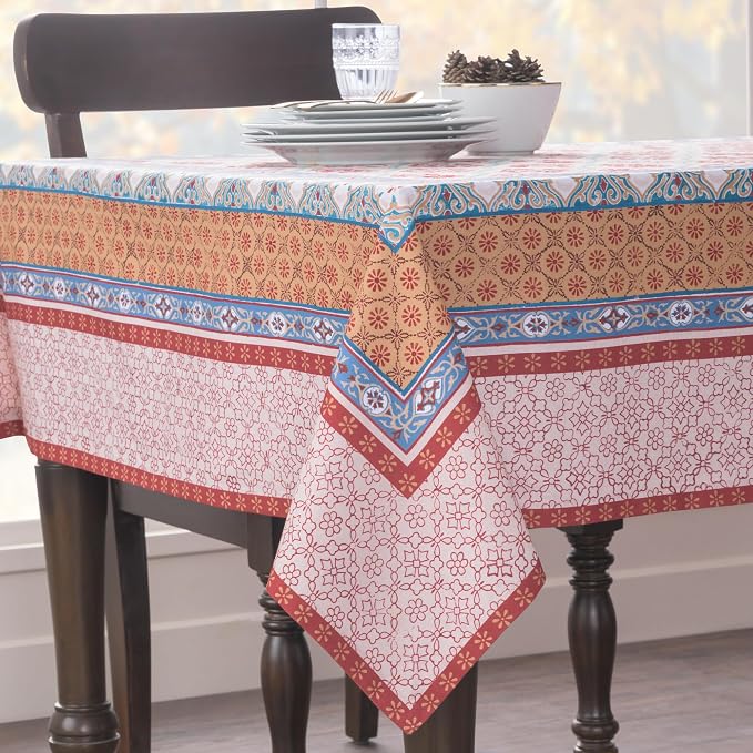 Maison d' Hermine Table Cloth Rectangle Table 100% Cotton 70 x 120 Inches Fall - Image 9