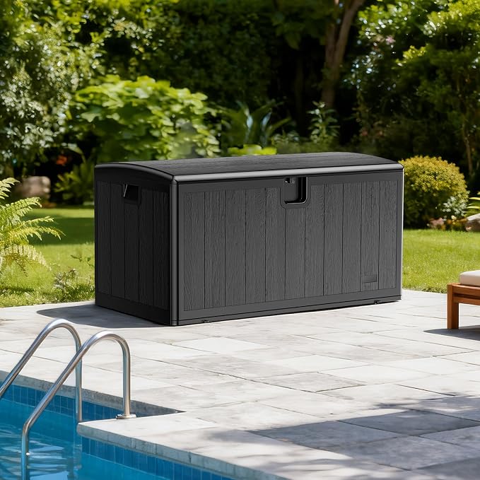 JEKO&JEKO 220 Gallon Outdoor Storage Box Set, Garden Tools, Outdoor Cushions - Image 5