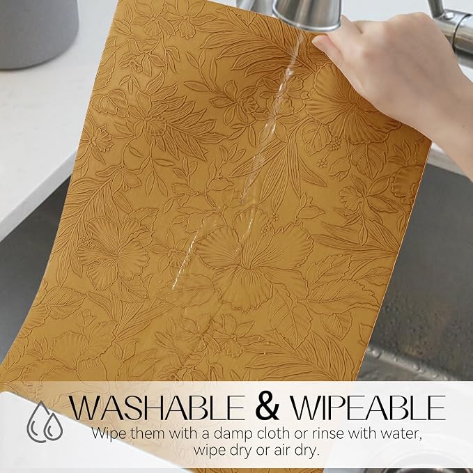 Romanstile Vinyl Placemats Set of 8-12 X 18 Inch - Image 5