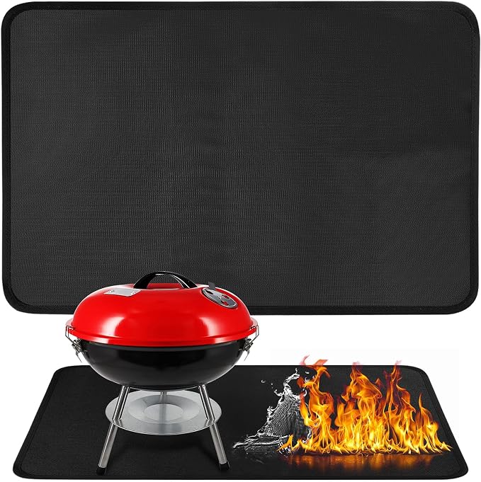SUNICO Heat Resistant Mats for Countertop and Grill Table, Fireproof Small by Unknown