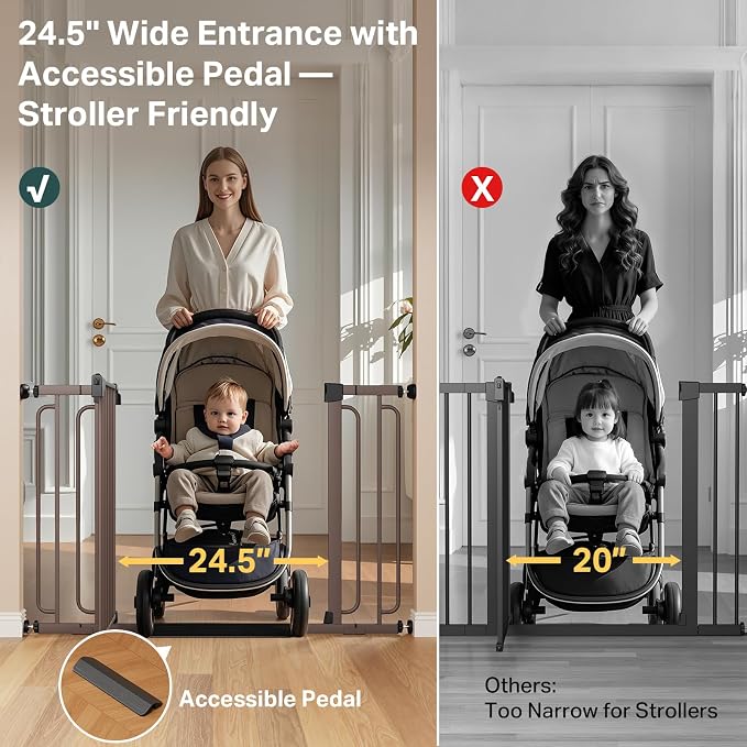 Cumbor 29.7-59" Extra Wide Baby Gate - Image 6