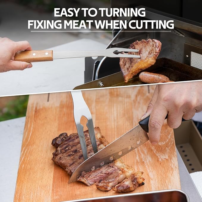 onlyfire 5PCS BBQ Tools, Heavy Duty Grill Kit - Image 6