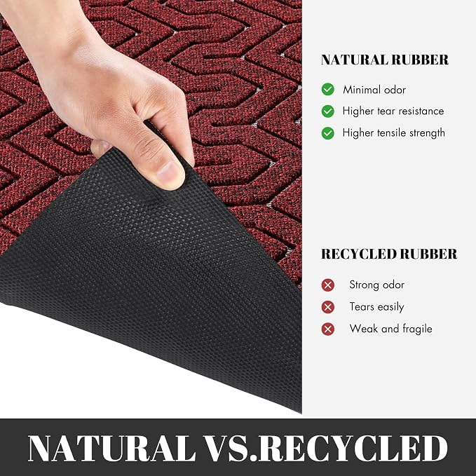 Yimobra 72x24 Indoor Outdoor Runner Rug, Heavy-Duty Entrance Mat - Image 6
