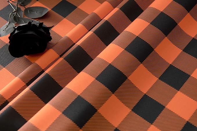 Waterproof Gingham Festive Tablecloth Fabric - Image 9