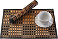 Bamboo Placemats Set of 4, Woven Table Mats by Unknown