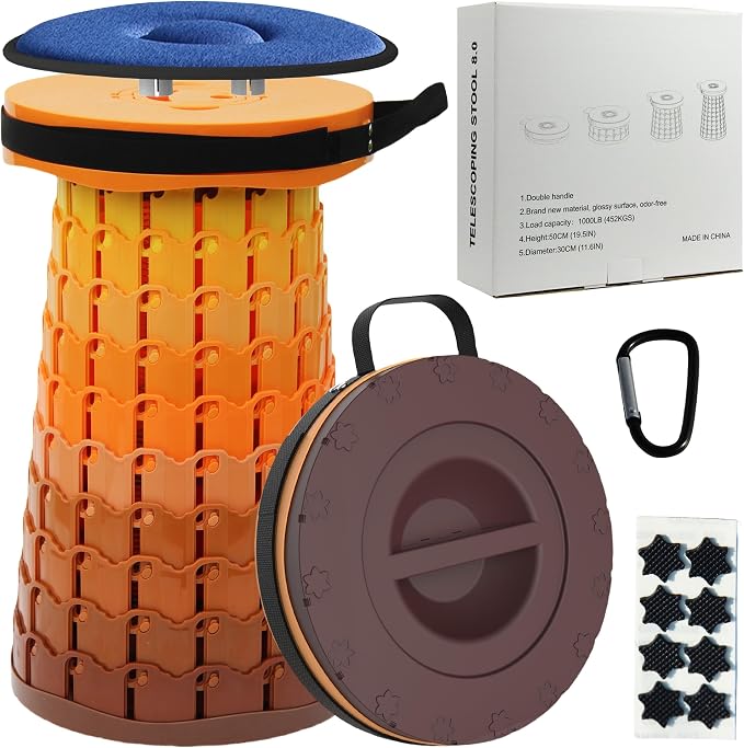 ALEVMOOM Upgraded XXL Collapsilbe Stool by Wemakeitbetter