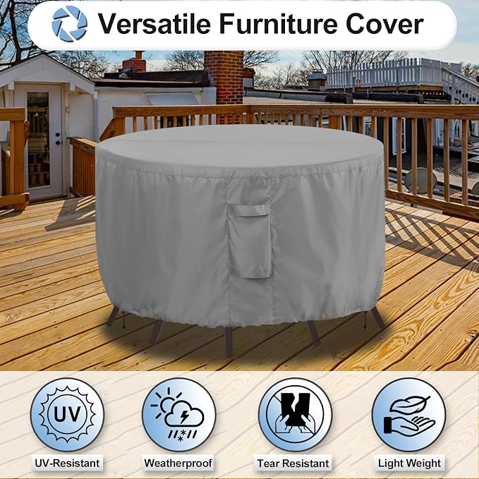 OutdoorLines Outdoor Waterproof Patio Table Furniture Set Covers - Image 4