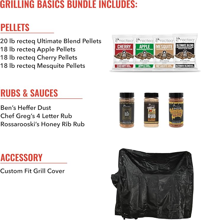 recteq RT-2500 BFG Pellet Smoker Grill, Wi-Fi-Enabled Outdoor Grills & Smokers - Image 3