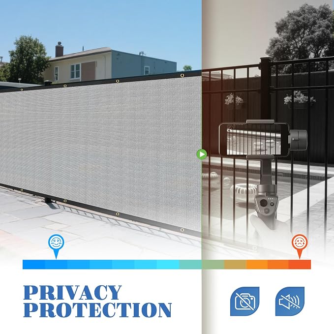ECOOPTS 4'x67' Privacy Fence Screen Windscreen - Image 5