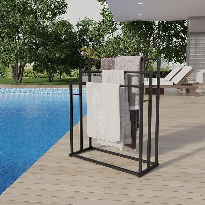 Honiter Towel Racks for Bathroom, 3 Tier Free Standing Towel Rack, Blanket by Honiter