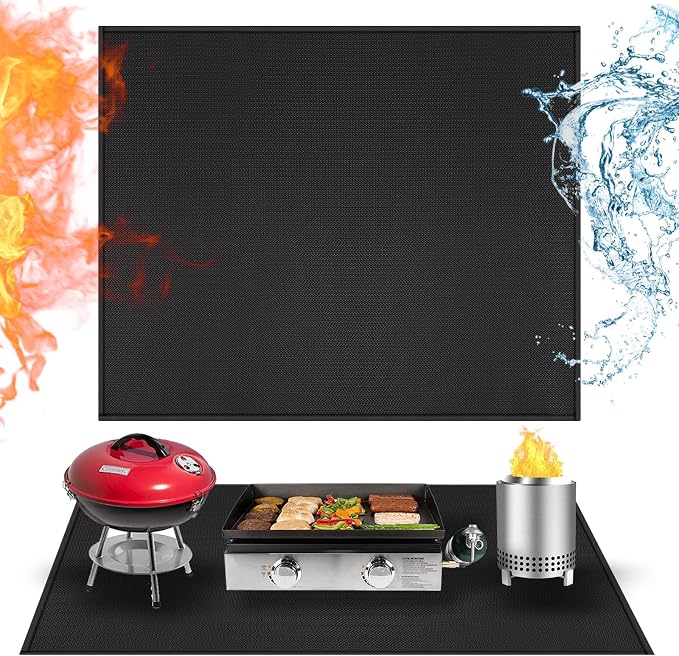 36x30in Heat Resistant Grill Mats by Amerbro