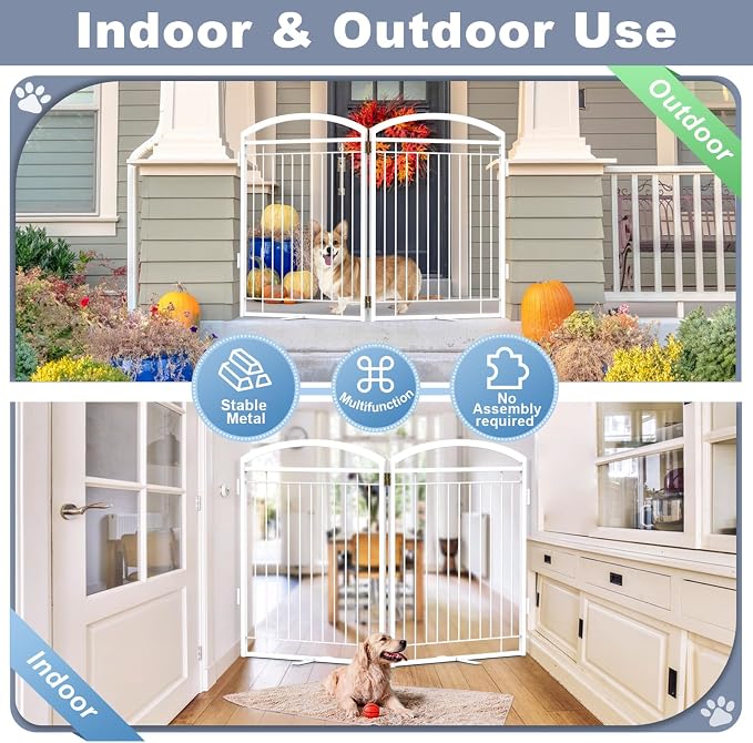 Full Metal Free Standing Dog Gate - Image 4