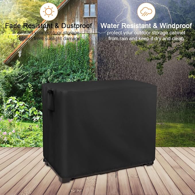Outdoor Storage Cabinet Cover, Waterproof& Dustproof Cover - Image 6