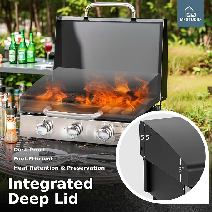 MFSTUDIO 22 Inch Flat Top Grill - Image 5
