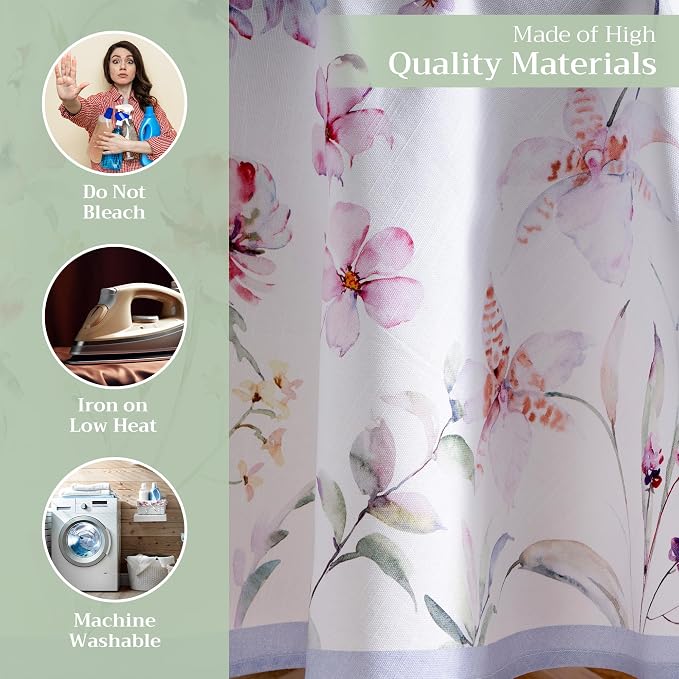 Maison d' Hermine Table Cloth Round Table 100% Cotton 63 Inches Tablecloth - Image 3